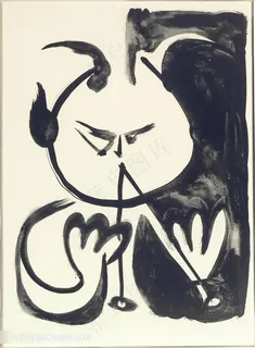 毕加索时尚水墨搞怪装饰画 毕加索时尚水墨搞怪装饰画