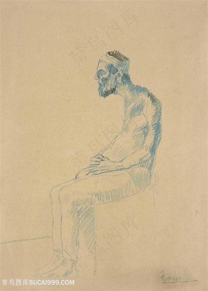 毕加索时尚男士艺术挂画