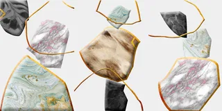 抽象意境大理石装饰画