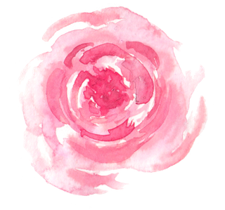 唯美森系手绘水彩花朵 免抠