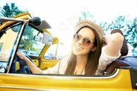 外国美女旅游特写高清摄影图片