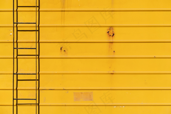 黄色铁皮背景图片