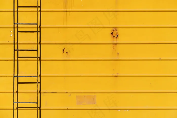 黄色铁皮背景图片