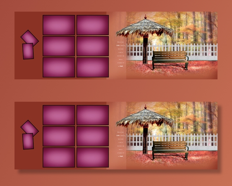 照片画册psd素材psd模版下载