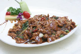 沙茶牛肉 茶香味 32元