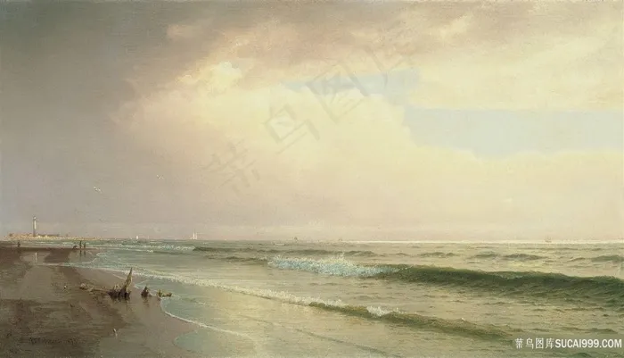 新泽西州大西洋城海景灯塔