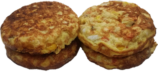 鸡蛋蔬菜切开烙饼厚蛋饼玉米萝卜丝饼胡萝卜免抠摄影元素素材