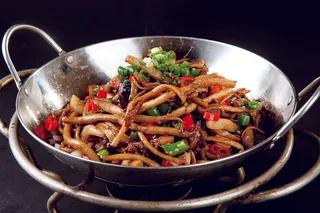 干锅美食焖锅湘菜麻辣香辣纸锅干锅茶树菇