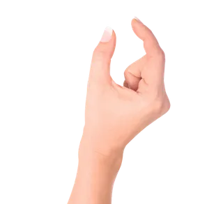 手势右手拿东西免抠png