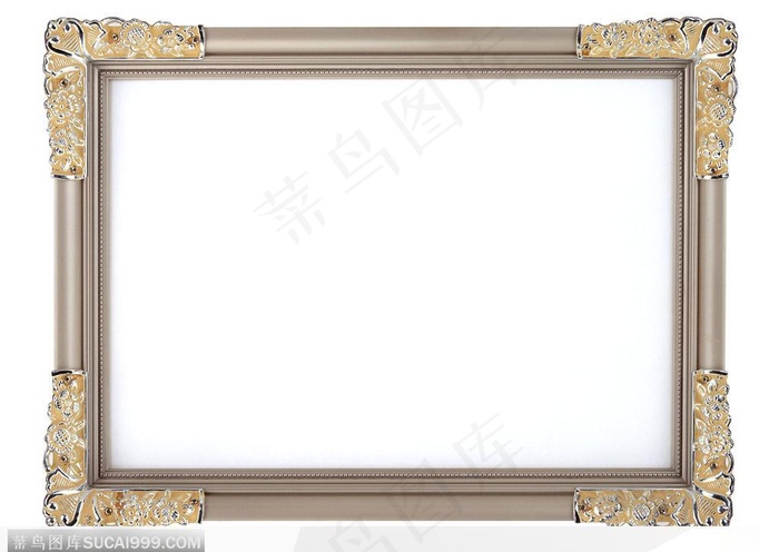 相框边框-四角漂亮的花边相框图片