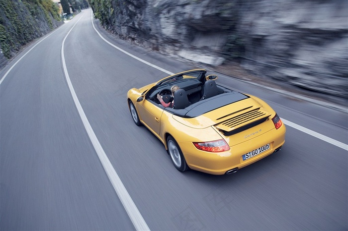 911Carrera4S997053敞篷跑车高清摄影图
