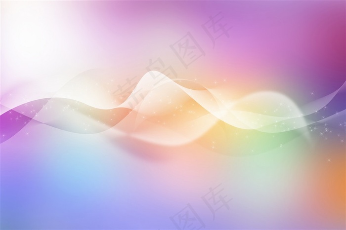 幻彩动感曲线背景高清图片