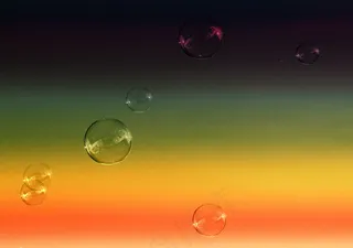 肥皂泡彩色背景图片