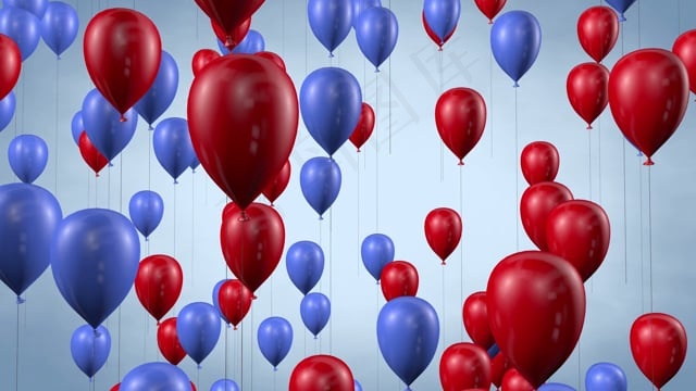 气球, 生日, 庆典, 丰富多彩的, 氦, 庆祝, 装饰