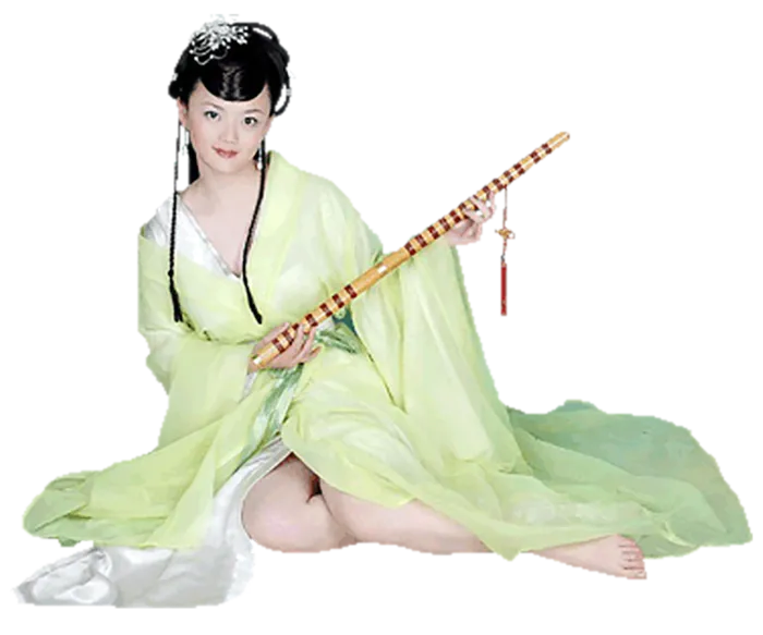 48 (3)免抠元素 免抠摄影 美女 人物 服装 古风 演奏