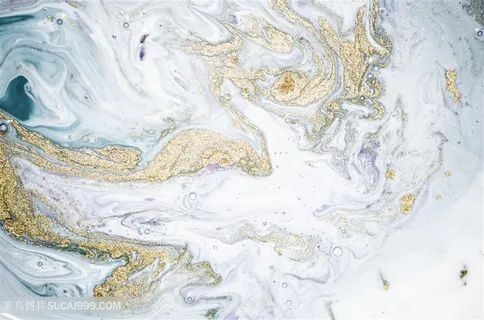 浅色鎏金水墨大理石底纹背景 浅色鎏金水墨大理石底纹背景