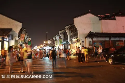 杭州河坊街夜景