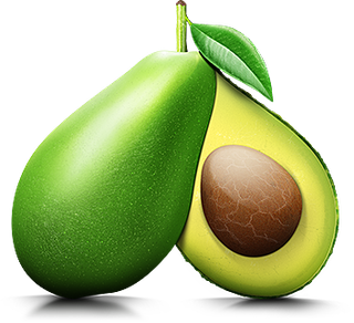 牛油果素材