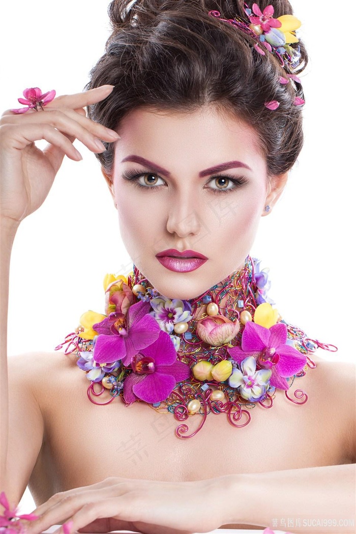 欧美时尚彩妆美女性感图片