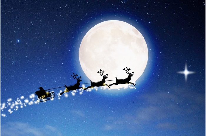 圣诞节雪花风景装饰背景墙