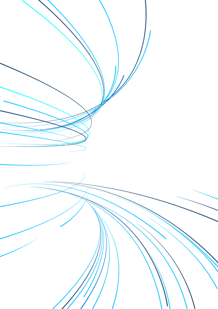 旋转蓝色线条科技kv主视觉