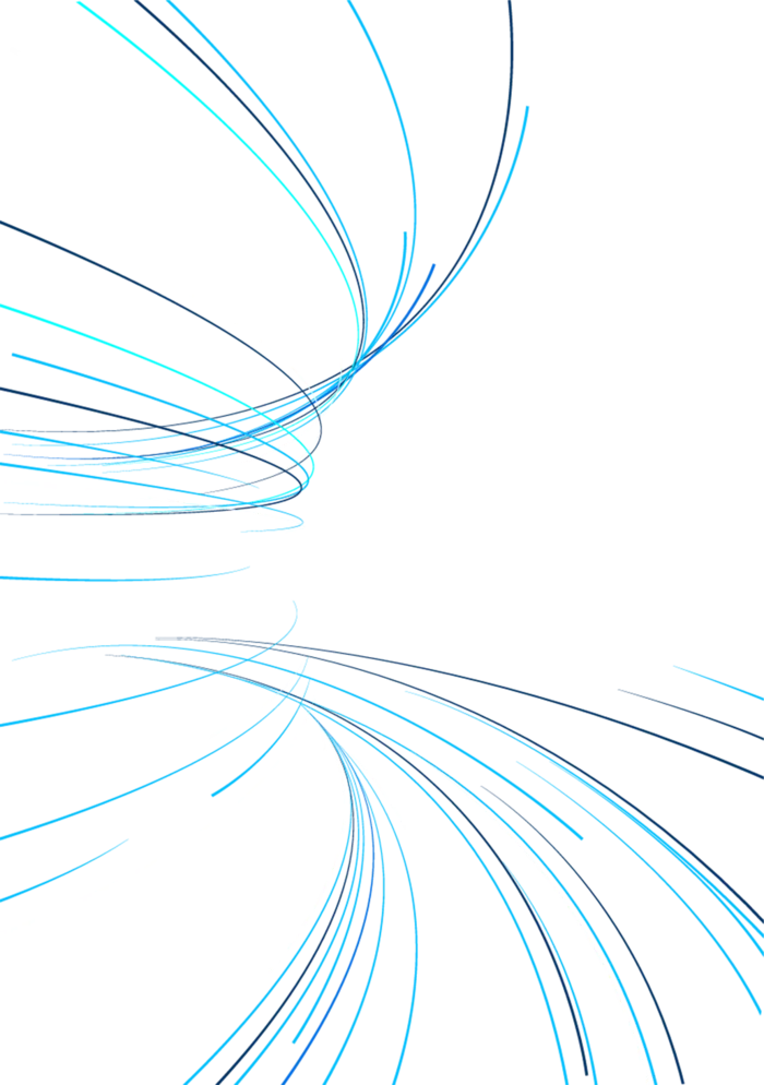 旋转蓝色线条科技kv主视觉