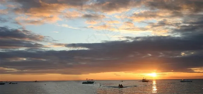 夕阳海景唯美风景图片 夕阳海景唯美风景图片