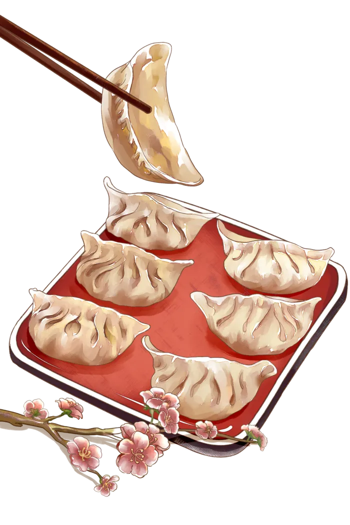 立冬冬天水饺节气