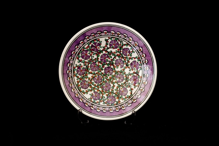 复古花色碟子图片