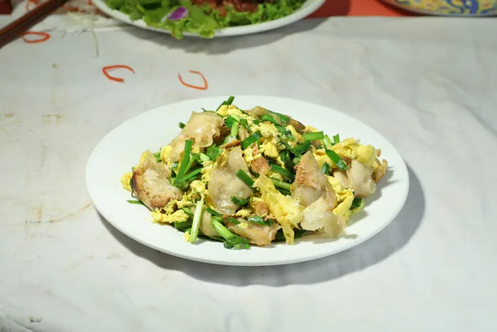 40韭菜鸡蛋炒烧饼 昭君