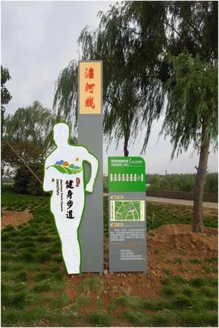 健身步道导视牌