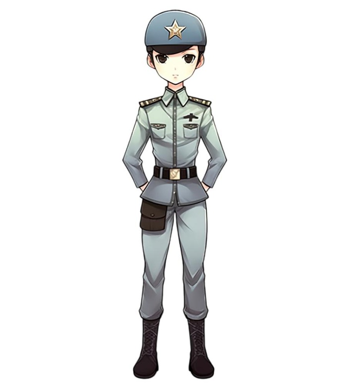 军人士兵卡通免抠(1024x1136)