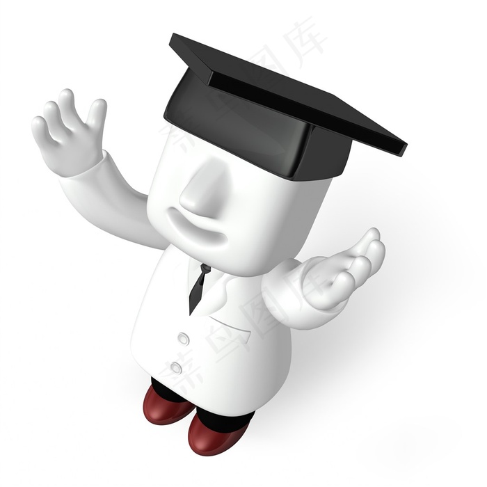 展开双手的博士