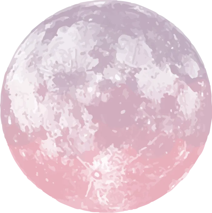 月亮月球满月星球粉色中秋素材圆形