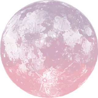 月亮月球满月星球粉色中秋素材圆形