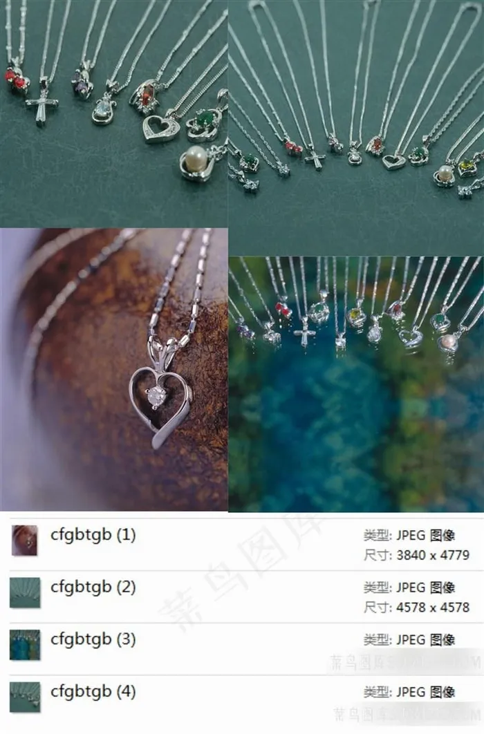 钻石项链摄影