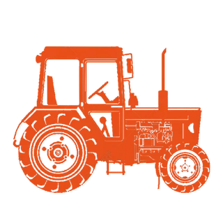 橘色农机现代农业