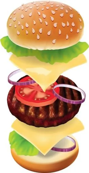 汉堡包免抠