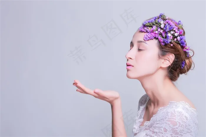 清新美女妆面样片