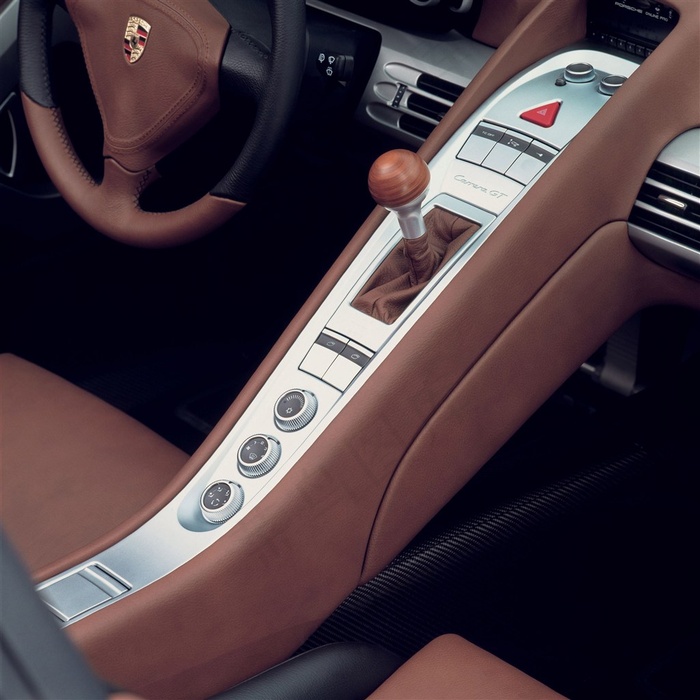 保时捷911GT档位摄影特写大图