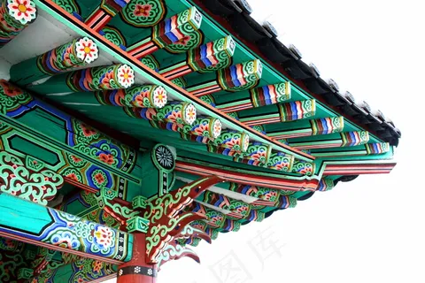 彩绘屋檐图片 彩绘屋檐图片