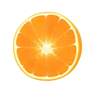 橙子橘子切片水果免抠