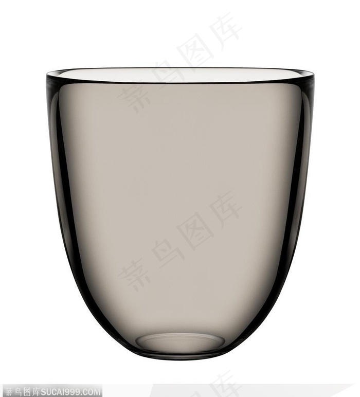 玻璃艺术-弧线形玻璃杯