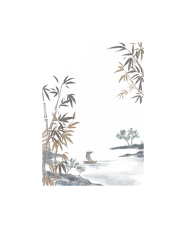 中国风水墨竹子图片古风竹叶竹林水彩手绘插画PNG免扣