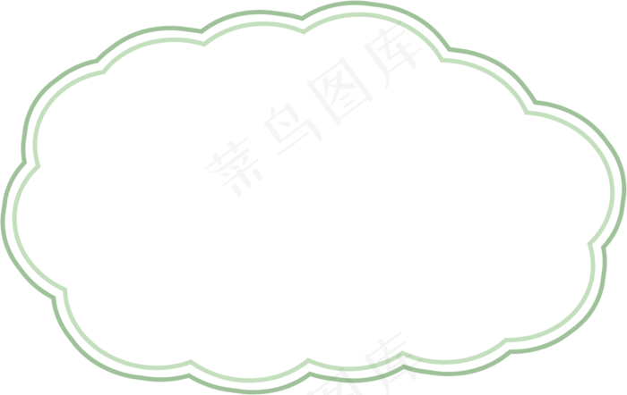 卡通边框 卡通彩色框  手绘对话框 可爱边框 免抠