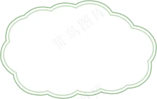 卡通边框 卡通彩色框  手绘对话框 可爱边框 免抠