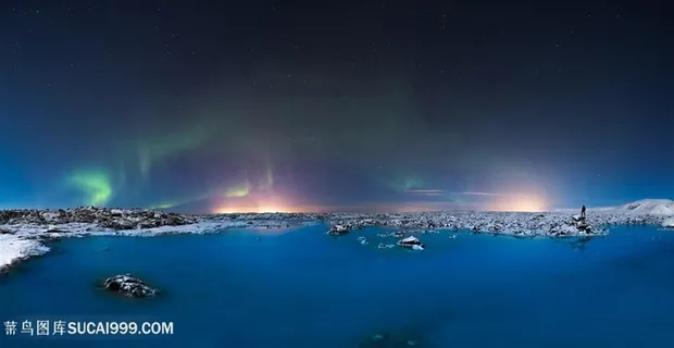 美丽的北极光景色高清图片 美丽的北极光景色高清图片