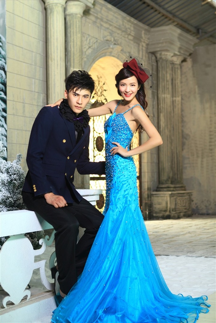 幸福恋人公园外拍高清特写