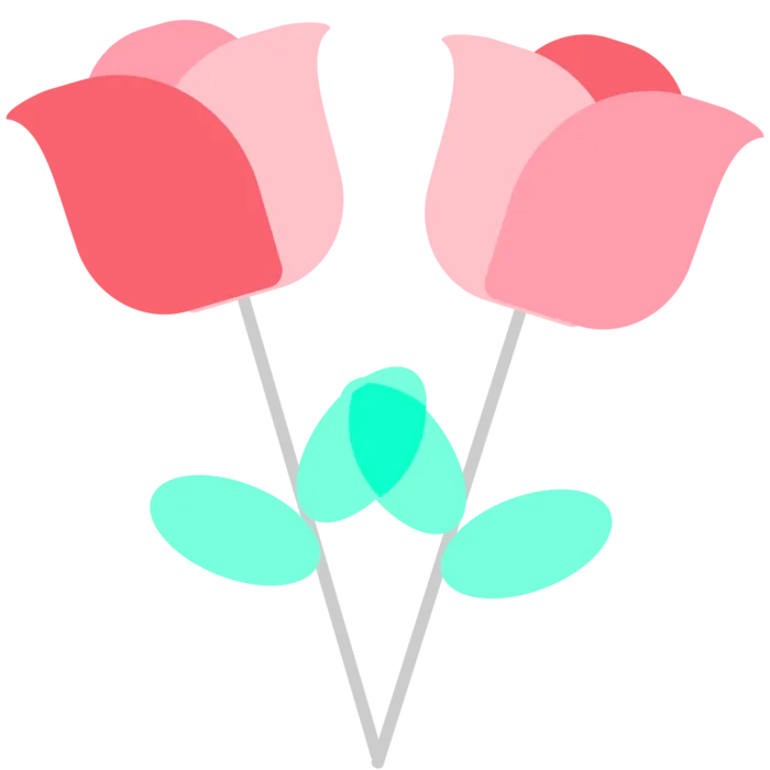 玫瑰花简笔画