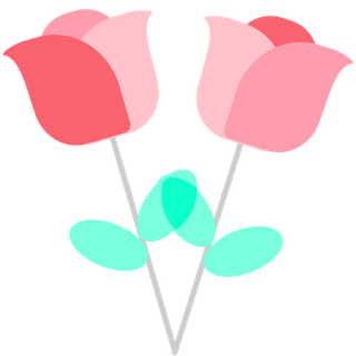 玫瑰花简笔画